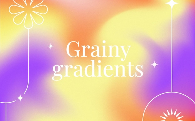 Vector fondo granulado de moda con colores vibrantes gratis