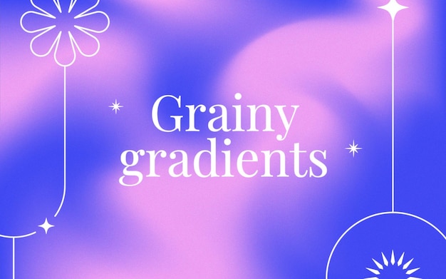Vector fondo granulado de moda con colores vibrantes gratis