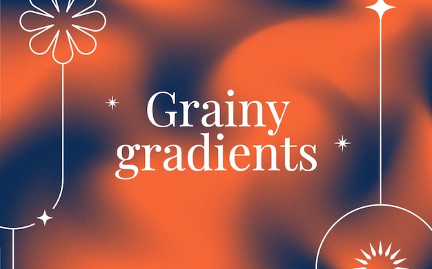 Vector fondo granulado de moda con colores vibrantes gratis