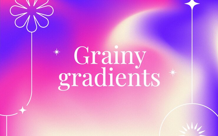 Vector vector fondo granulado de moda con colores vibrantes gratis