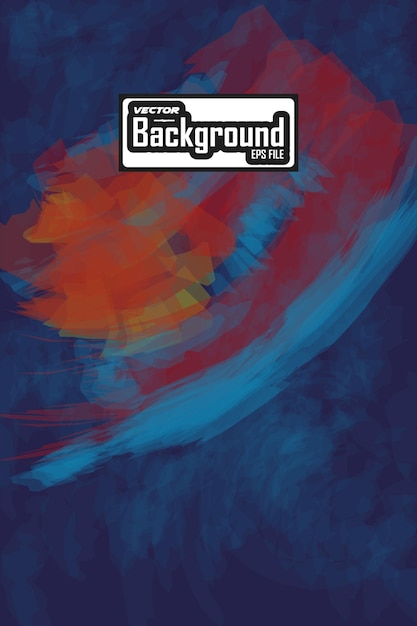 Vector de fondo grunge colorido abstracto para el patrón de jersey deportivo