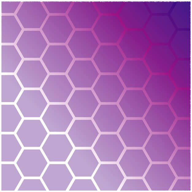 vector de fondo hexagonal