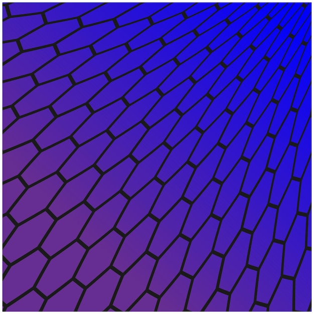vector de fondo hexagonal