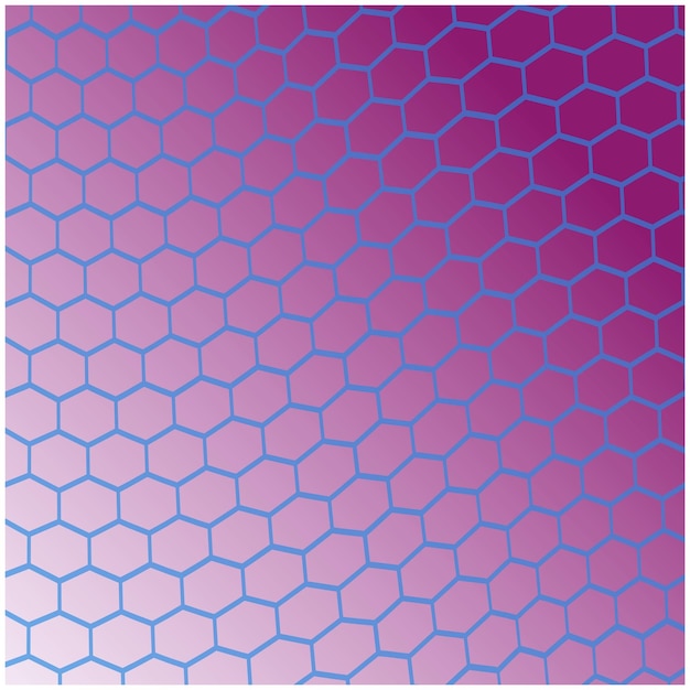 Vector vector de fondo hexagonal