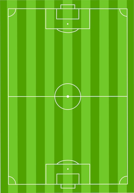 Vector de fondo de ilustración de campo de hierba verde de estadio de fútbol