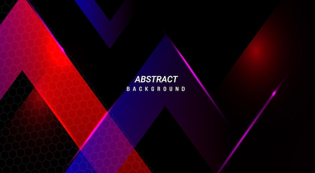 Vector de fondo de ilustración de diseño geométrico atractivo y abstracto