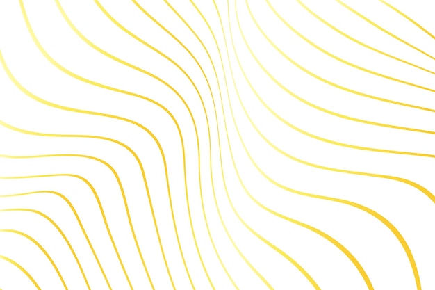 Vector vector de fondo de línea de onda de oro abstracto