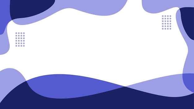 vector de fondo líquido azul ondulado en blanco con espacio de copia