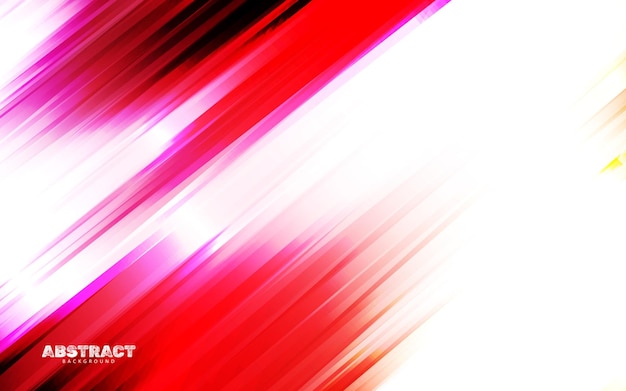 Vector de fondo de luz de color rojo de velocidad abstracta