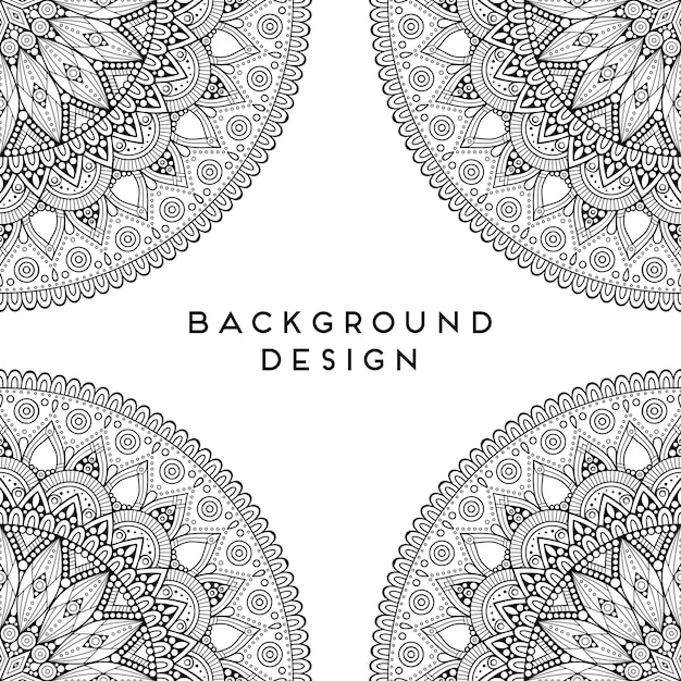 Vector fondo de mandala