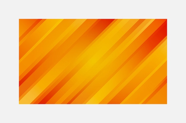 Vector de fondo moderno abstracto con rayas de color gradiente naranja