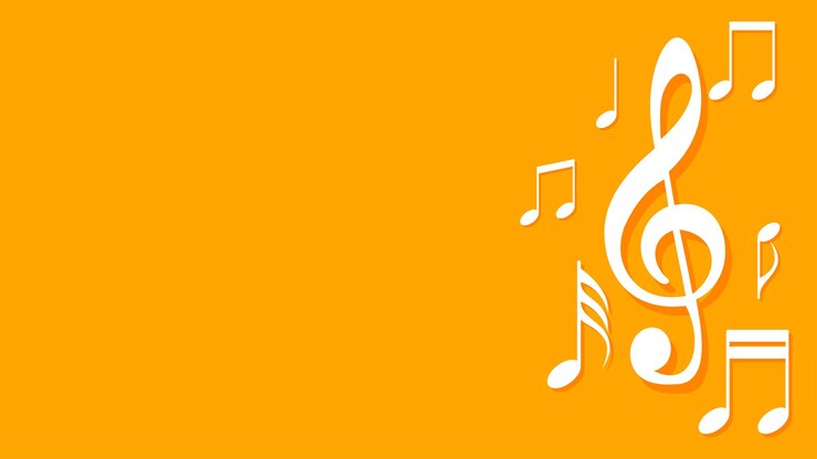Vector vector de fondo de la notación musical
