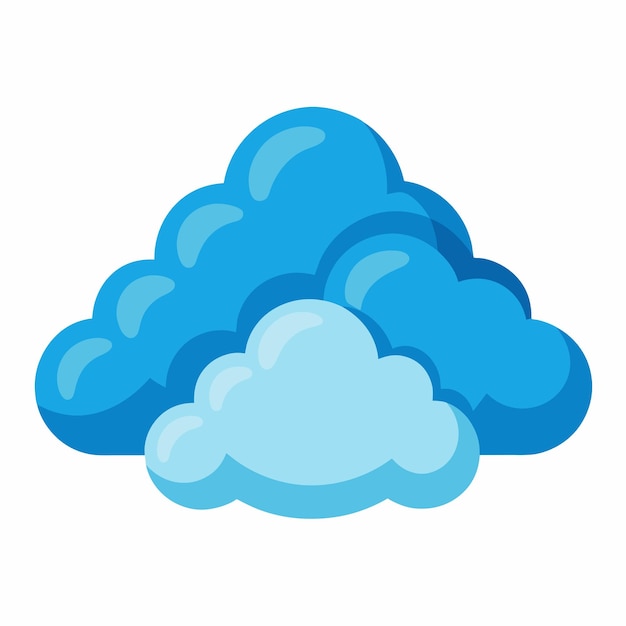 Vector de fondo de las nubes