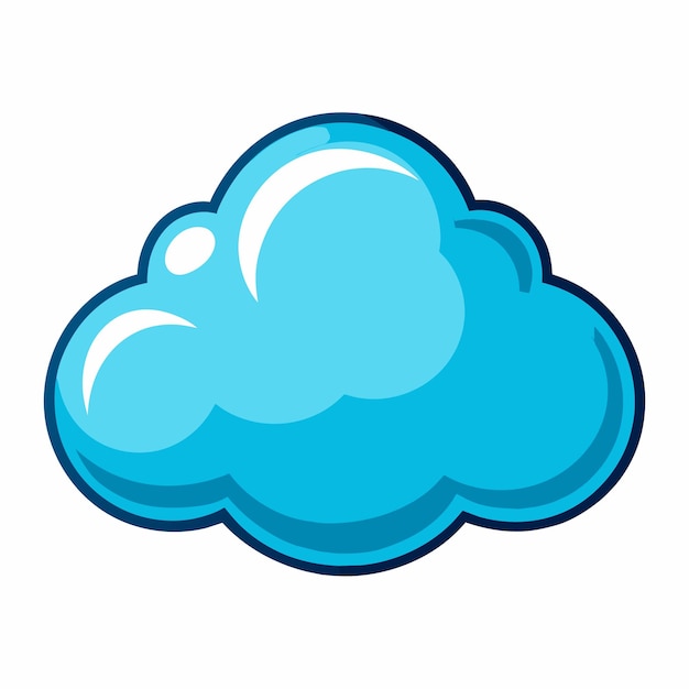 Vector de fondo de las nubes