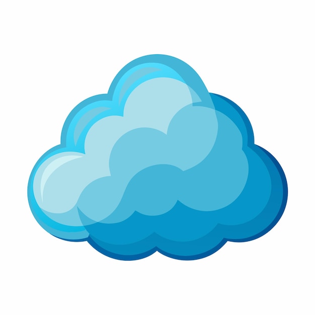 Vector de fondo de las nubes