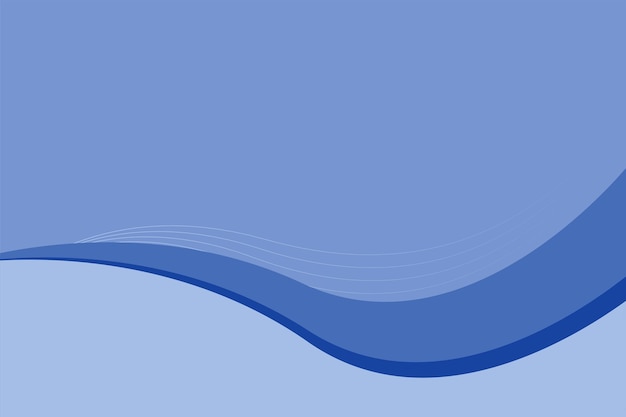 Vector de fondo de onda azul