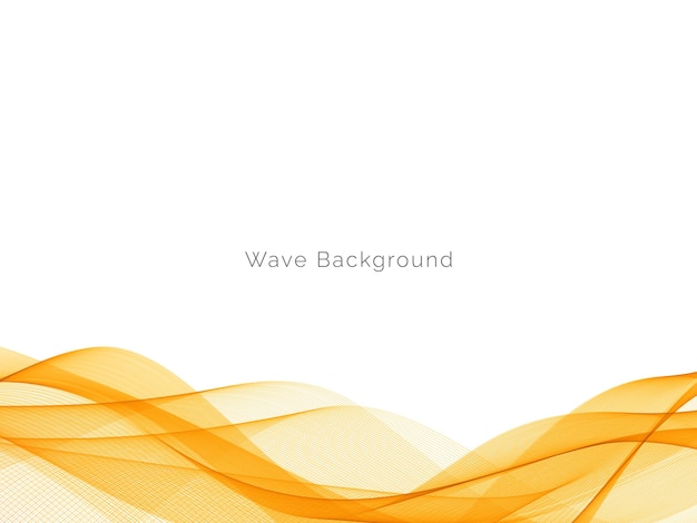 Vector de fondo de onda colorido elegante suave