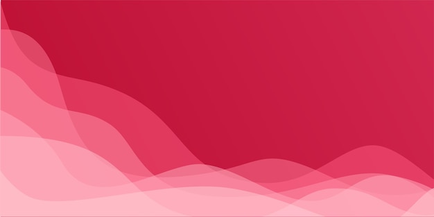 Vector de fondo de onda líquida roja abstracta