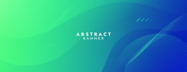 Vector de fondo de ondas fluidas verde y azul