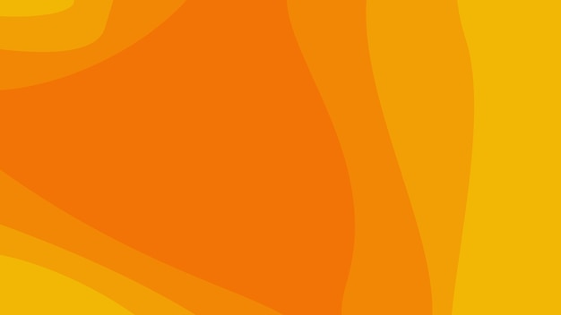 Vector de fondo ondulado abstracto naranja