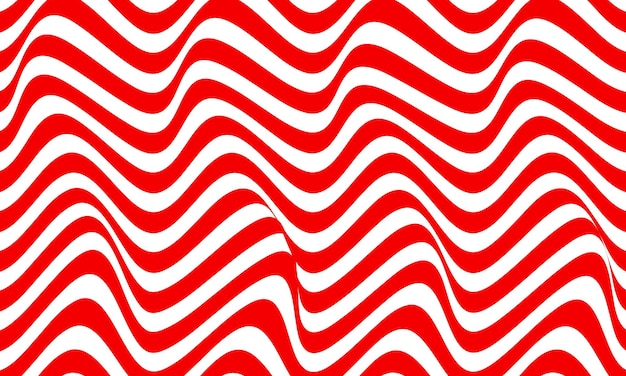 vector de fondo ondulado de color rojo