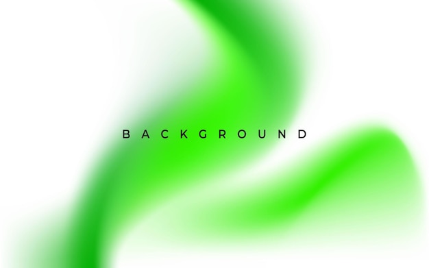 Vector de fondo ondulado de color verde abstracto