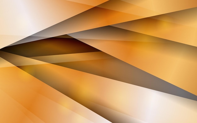 Vector de fondo de oro realista de forma abstracta