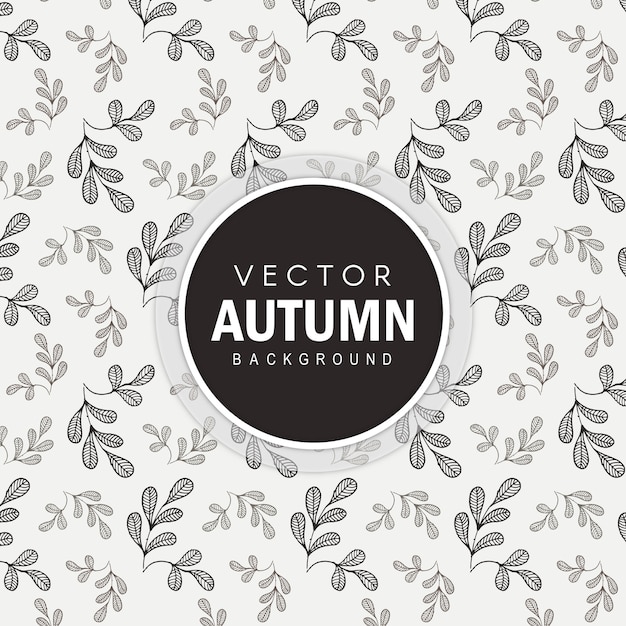 Vector de fondo de otoño