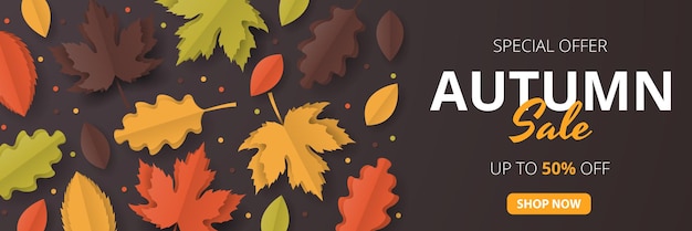 Vector de fondo de otoño