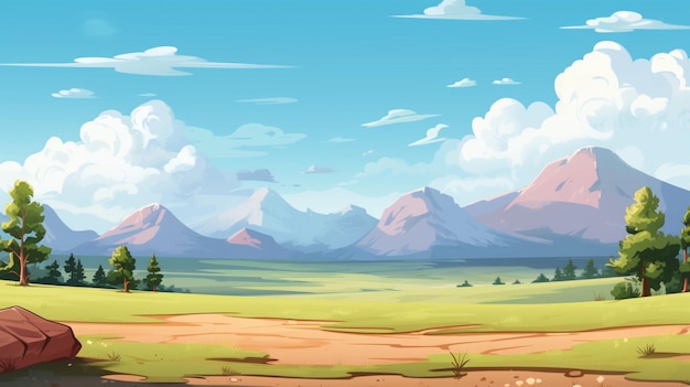 Vector vector de fondo del paisaje