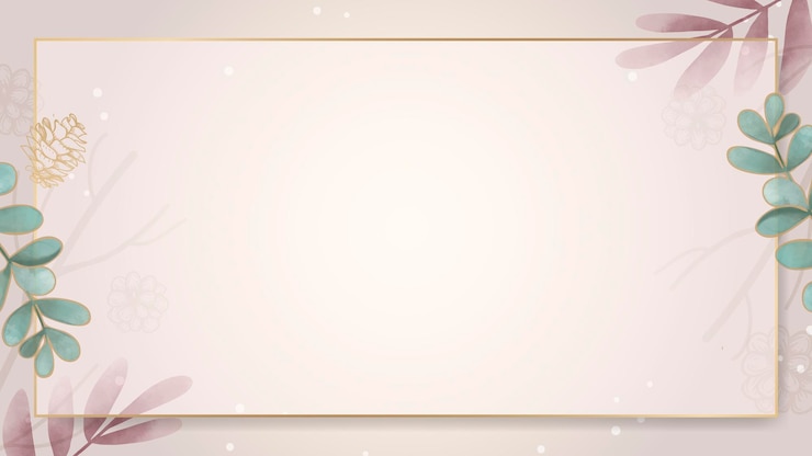 Vector vector de fondo de pantalla de marco frondoso de rectángulo dorado