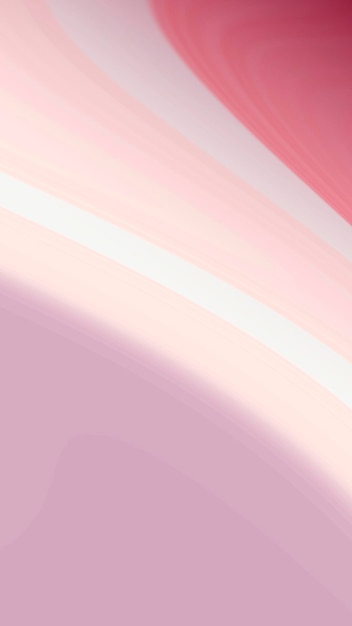 Vector de fondo de pantalla de teléfono móvil con patrón fluido rojo y rosa