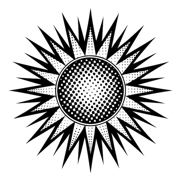 Vector de fondo de patrón en blanco y negro EPS