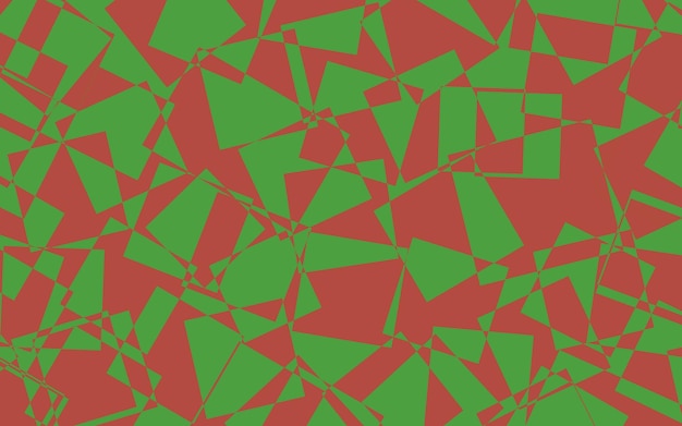 Vector de fondo de patrón de color rojo verde abstracto