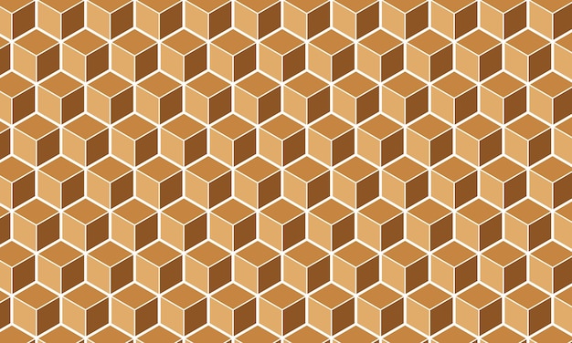 vector de fondo con patrón hexagonal formando una caja.
