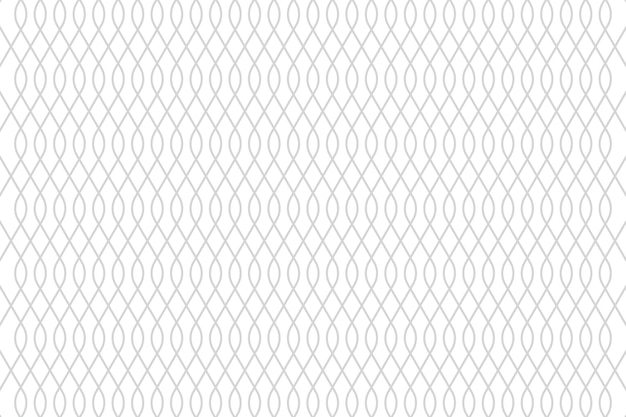 Vector de fondo con patrón de línea de onda gris claro sin costuras