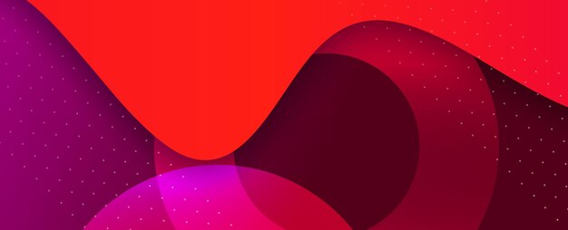 Vector de fondo de patrón moderno de color rojo geométrico abstracto