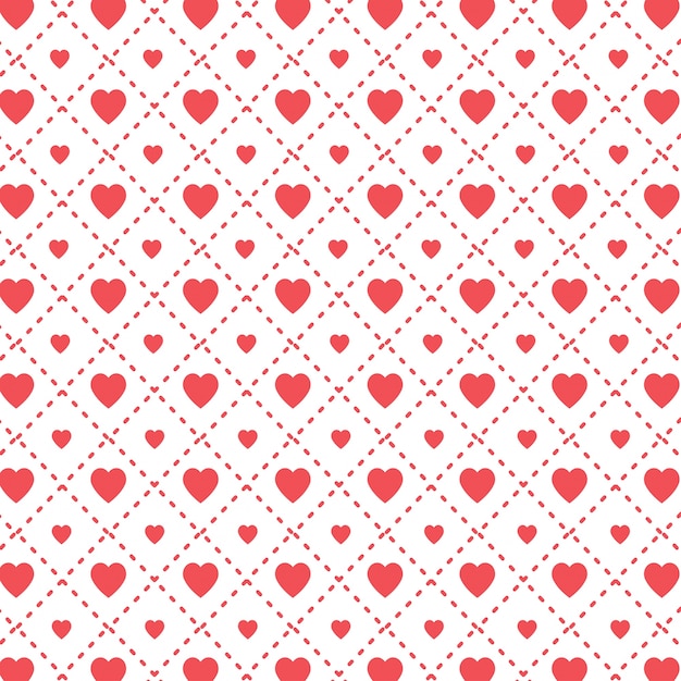 Vector de fondo de patrón de San Valentín