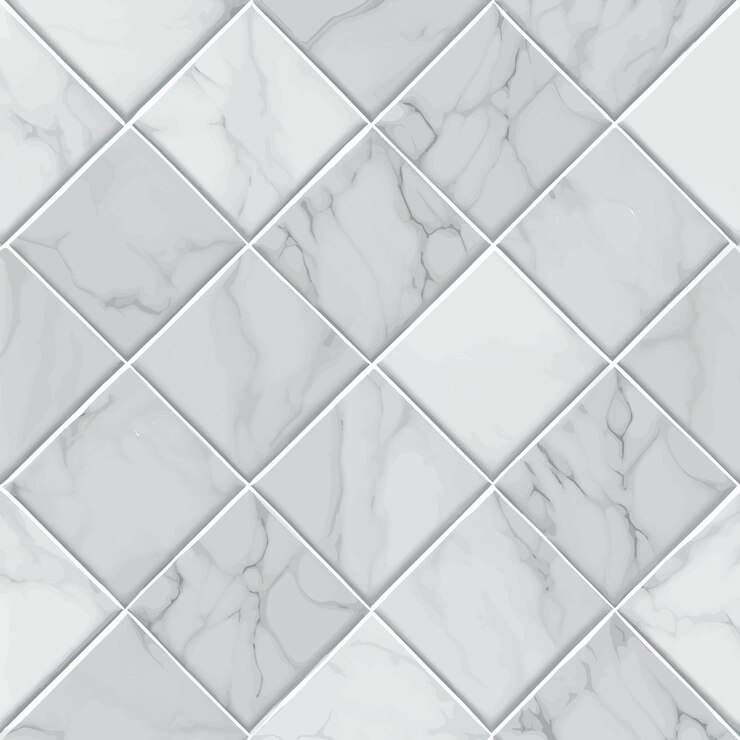 Vector vector de fondo de patrón de textura de azulejo de mármol claro