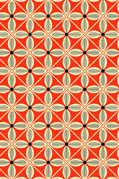 Vector de fondo de patrones sin fisuras florales indios