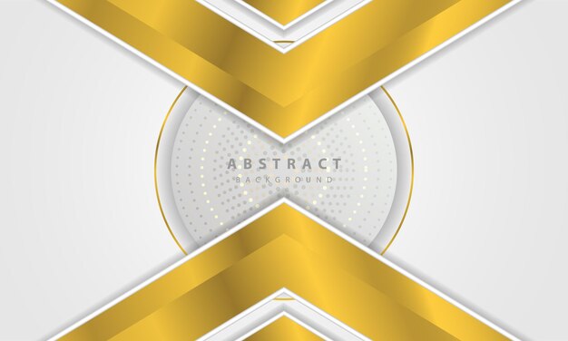 Vector de fondo de plata de línea de oro abstracto moderno. Vector de diseño de concepto elegante. Plantilla de diseño vectorial para usar marco, portada, pancarta, tarjeta