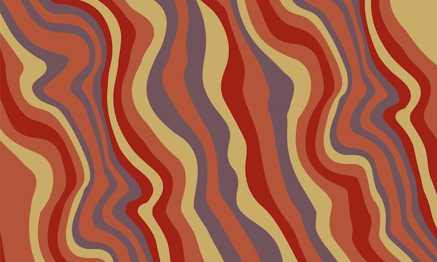 Vector de fondo psicodélico abstracto y groovy
