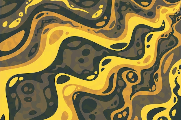 Vector de fondo psicodélico abstracto y groovy
