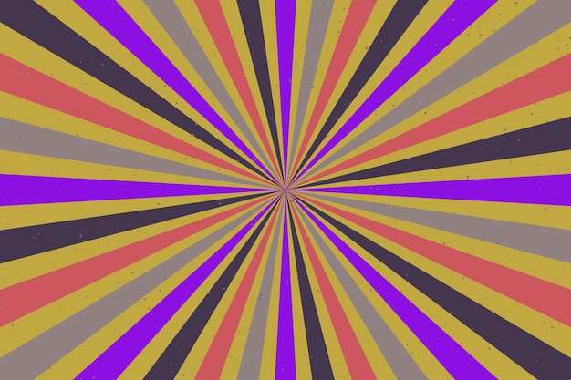 Vector de fondo psicodélico abstracto y groovy