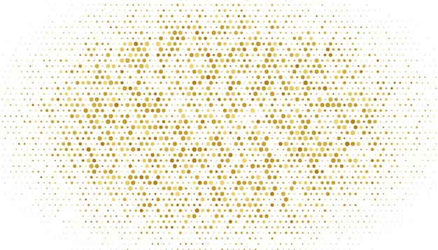 Vector de fondo de punto dorado abstracto 223