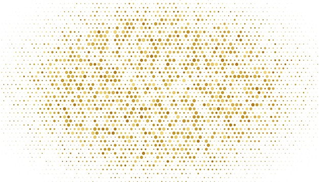 Vector vector de fondo de punto dorado abstracto 223