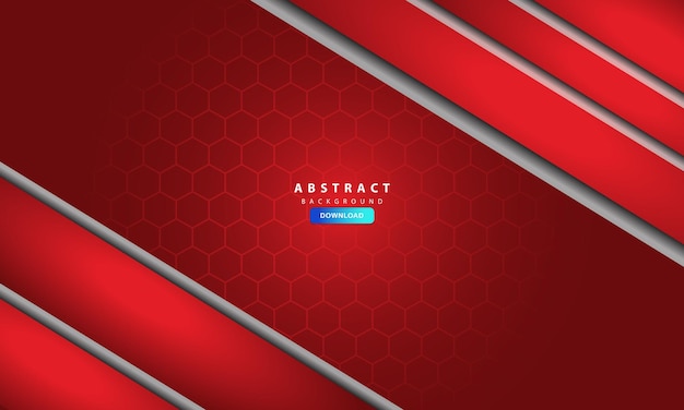Vector de fondo rojo abstracto moderno Vector de diseño de concepto elegante