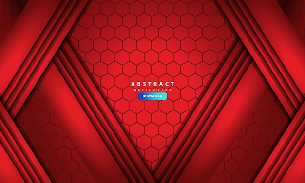 Vector de fondo rojo abstracto moderno Vector de diseño de concepto elegante