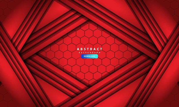 Vector de fondo rojo abstracto moderno Vector de diseño de concepto elegante