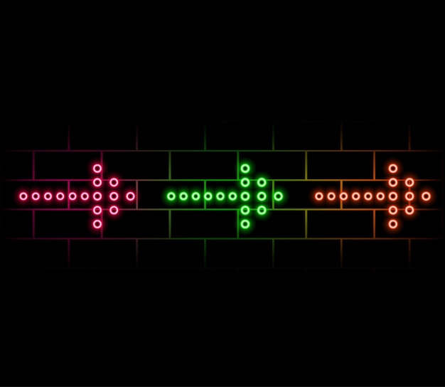 Vector de fondo rojo de la flecha de velocidad gráfica